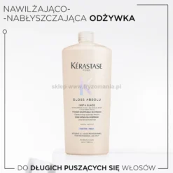 Kérastase Gloss Absolu Insta Glaze Odżywka nawilżająco-nabłyszczająca do włosów 1000ml