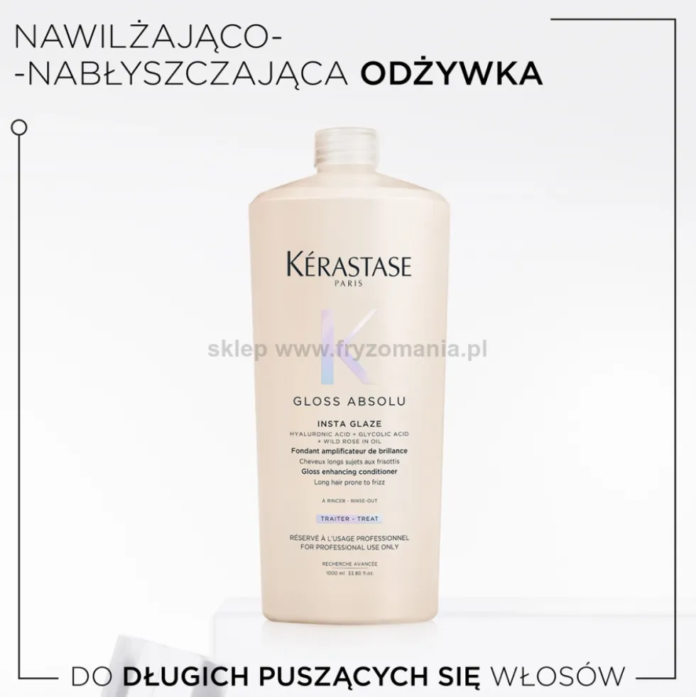 Kérastase Gloss Absolu Insta Glaze Odżywka nawilżająco-nabłyszczająca do włosów 1000ml