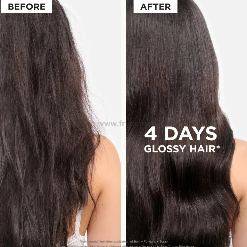 Kérastase Gloss Absolu - zestaw wiosenny do włosów szampon 80ml, odżywka 75ml i olejek 45ml