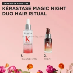 Kérastase Magic Night Duo - zestaw na noc 2x serum do włosów 8H Magic Night 30ml i Genesis 90ml