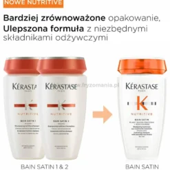 Kérastase Nutritive Bain Satin Szampon nawilżający do włosów suchych, normalnych i cienkich 250ml