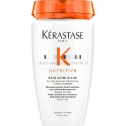 Kérastase Nutritive Bain Satin Riche Szampon nawilżający do włosów bardzo suchych i grubych 250ml