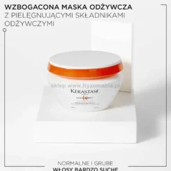 Kérastase Nutritive Masquintense Riche Maska do włosów suchych, normalnych i grubych 200ml