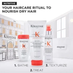 Kérastase Nutritive - zestaw świąteczny szampon 250ml, odżywka 200ml i mgiełka 150ml