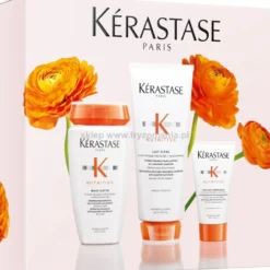Kérastase Nutritive - zestaw wiosenny do włosów suchych szampon 250ml, odżywka 200ml i nektar 50ml