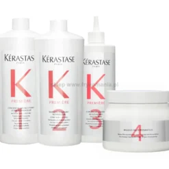 Kérastase Premiere - zestaw do włosów zniszczonych pre-szampon 1000ml, szampon 1000ml, koncentrat 400ml i maska 500ml