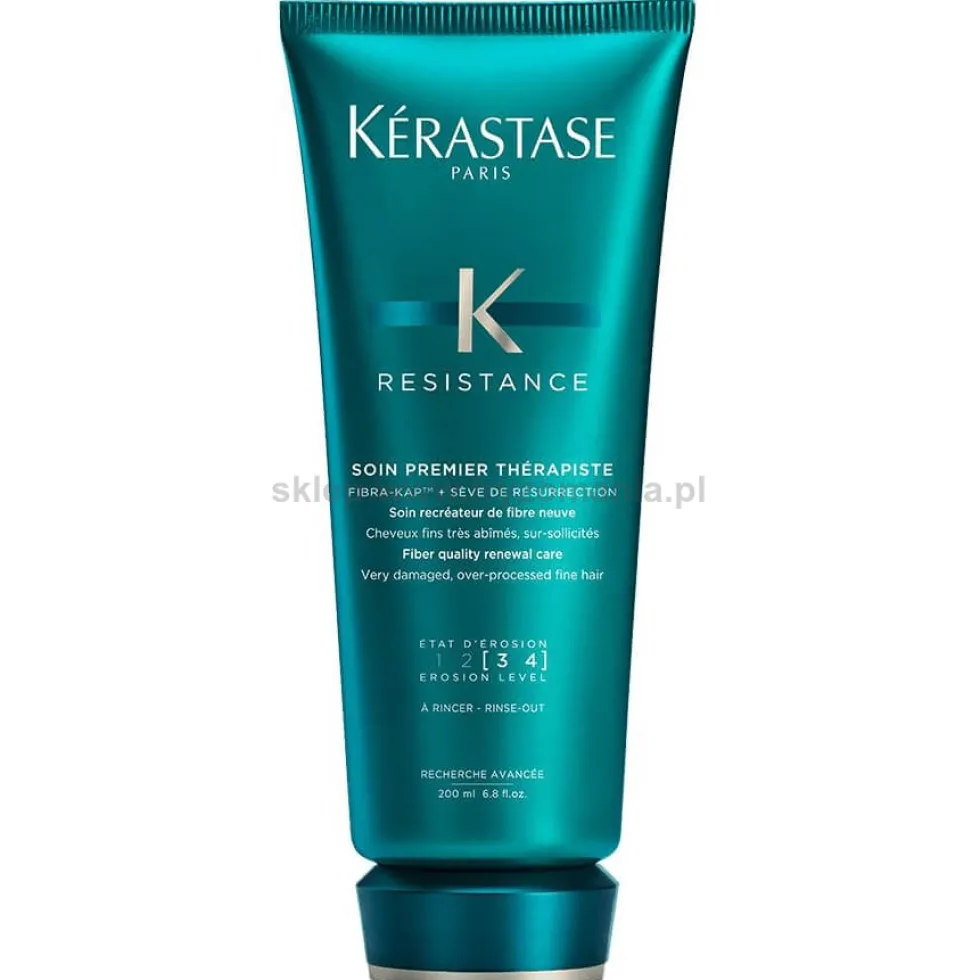Kérastase Resistance Therapiste - zestaw do włosów suchych i zniszczonych szampon 250ml, odżywka 200ml i serum 30ml