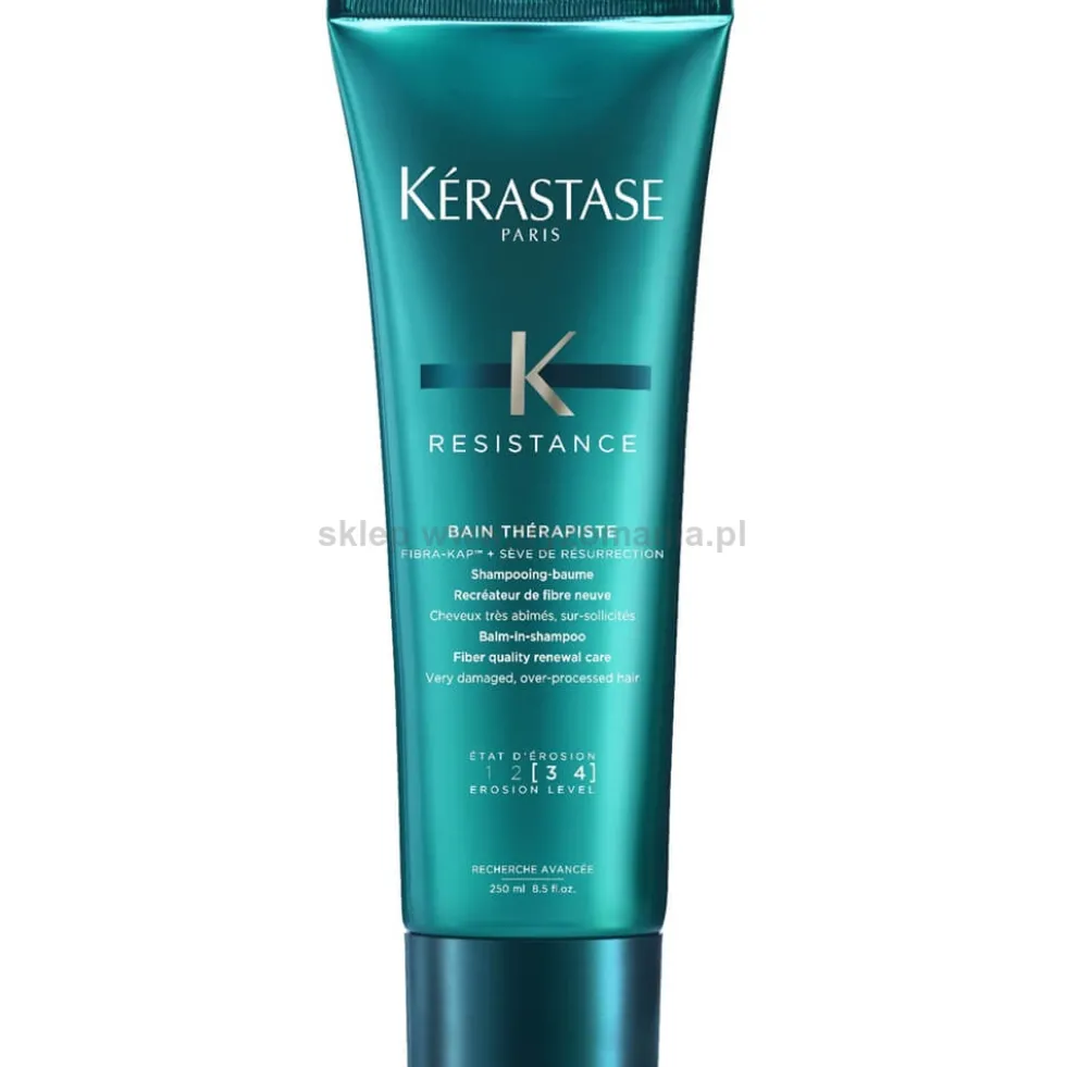 Kérastase Resistance Therapiste - zestaw pielęgnacyjny do włosów zniszczonych szampon 250ml i odżywka 200ml