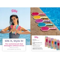 Labor Pro Silky Brush Szczotka do włosów, różne kolory