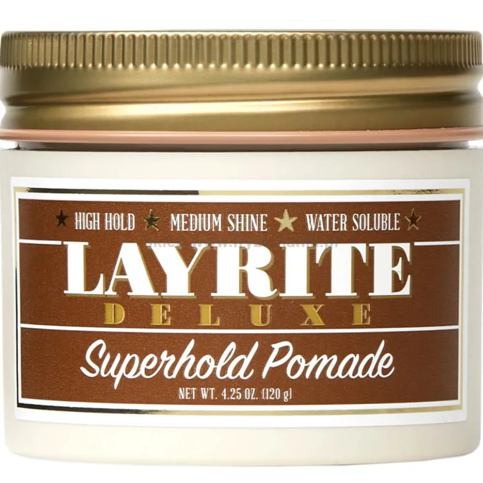 Layrite Superhold Pomada do włosów o mocnym utrwaleniu ze średnim połyskiem 120g