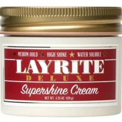 Layrite Supershine Pomada do włosów o średni utrwaleniu, mocno nabłyszczająca 120g
