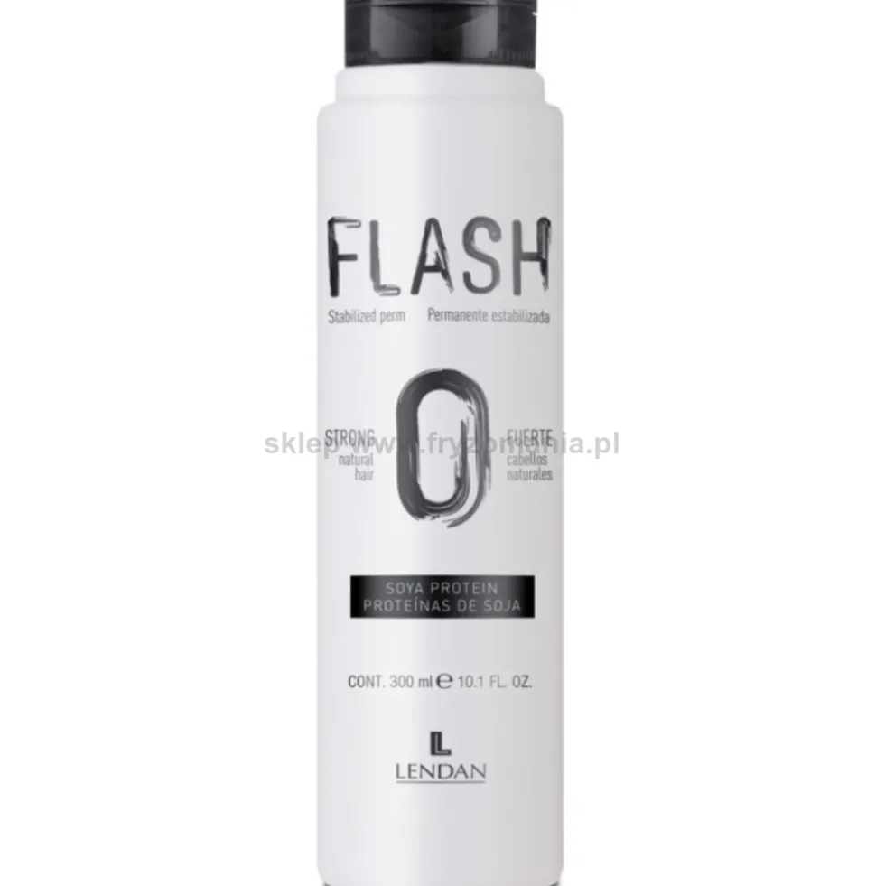 Lendan Flash 0 Strong płyn do trwałej ondulacji mocny, do włosów naturalnych mocnych 300ml