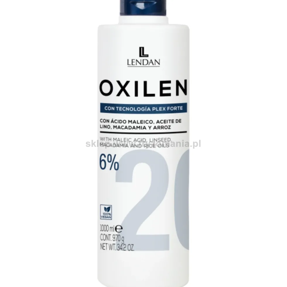 Lendan Plex Forte Oxilen Oksydant do farb 1,5%, 3%, 6%, 9%, 12% 1000ml