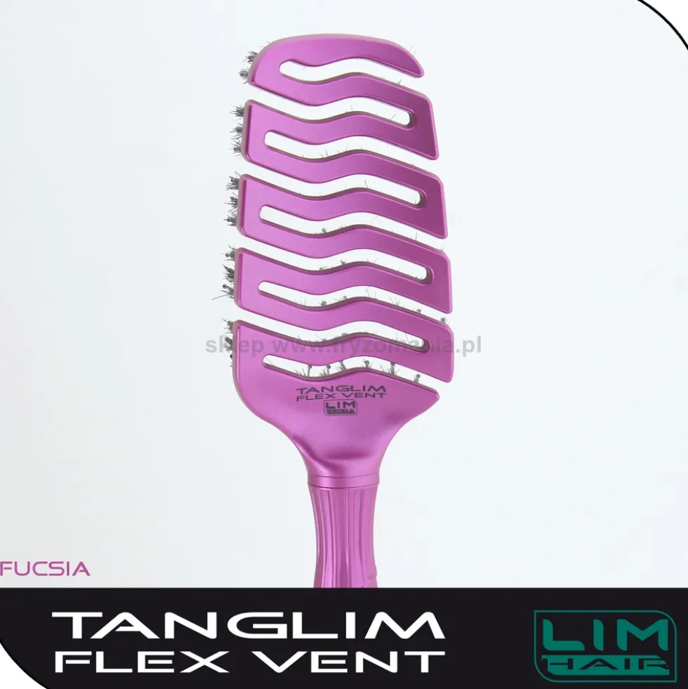 LIM Hair Tanglim Flex Vent Szczotka do rozczesywania włosów długich i przedłużanych, różne kolory