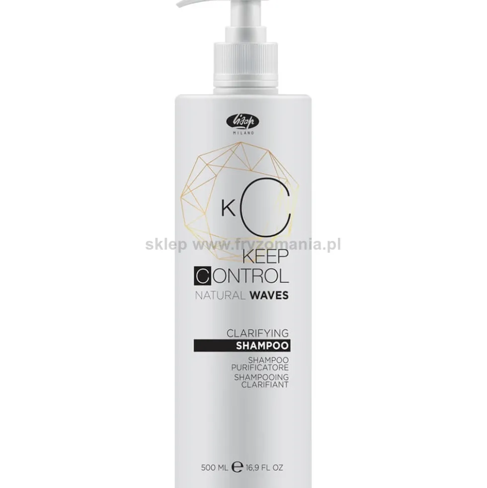 Lisap Keep Control Natural Waves - zestaw do trwałej ondulacji włosów szampon 500ml, odżywka 500ml, equalizer 100ml, nautralizer 150ml i lotion 100ml