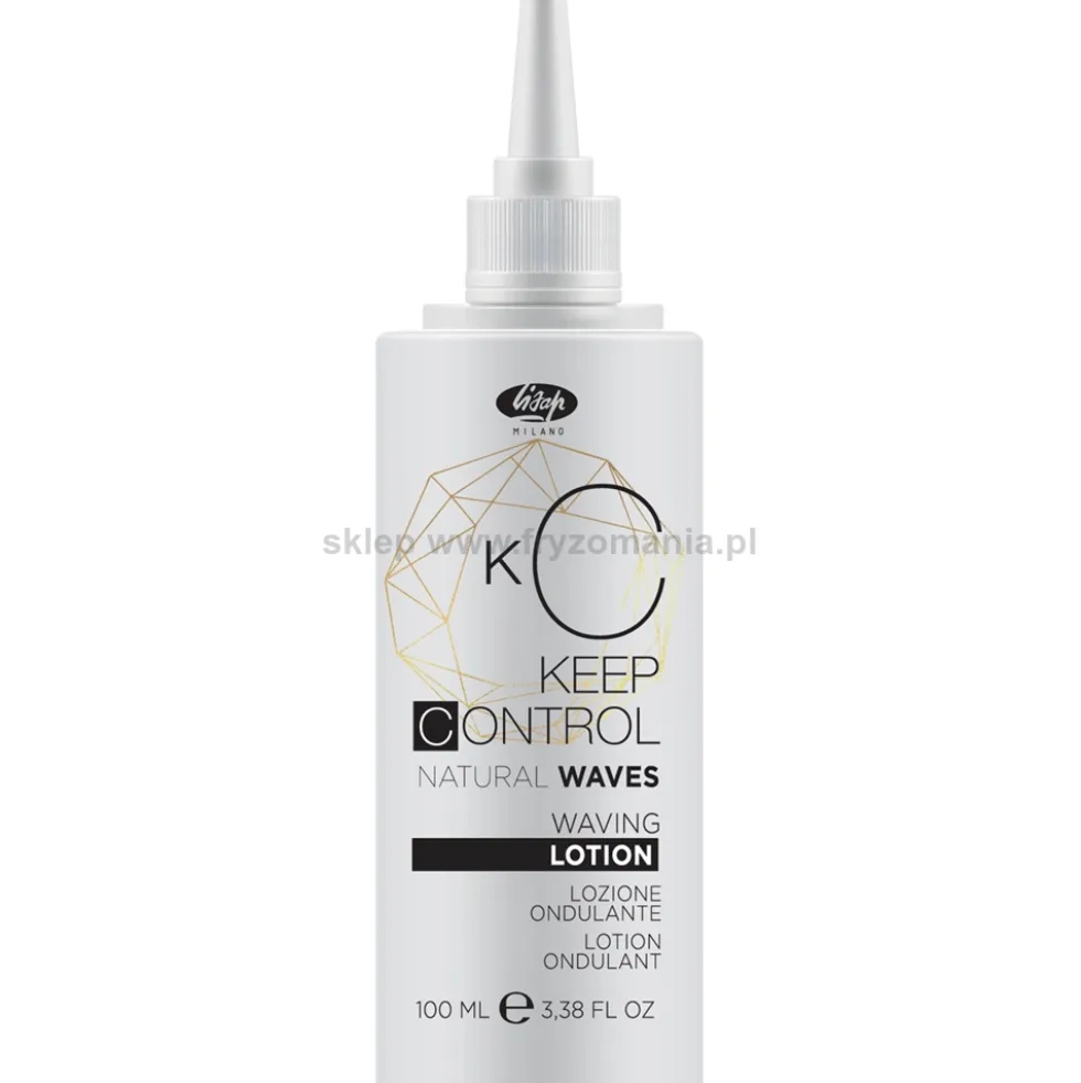 Lisap Keep Control Natural Waves - zestaw do trwałej ondulacji włosów szampon 500ml, odżywka 500ml, equalizer 100ml, nautralizer 150ml i lotion 100ml