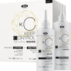 Lisap Keep Control Natural Waves zestaw do trwałej ondulacji lotion 100ml i utrwalacz 150ml