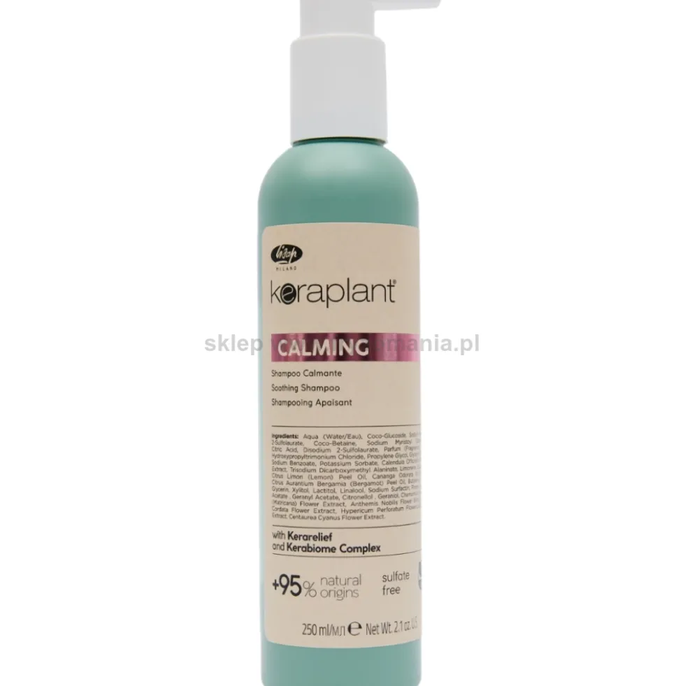 Lisap Keraplant Calming szampon do wrażliwej i podrażnionej skóry głowy 250ml