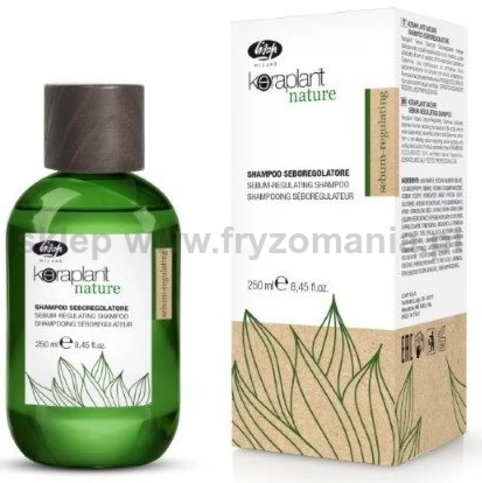 Lisap Keraplant Nature Seboregolatore szampon do włosów regulujący wydzielanie sebum 250ml