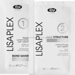 Lisap Lisaplex 1 Bond Saver / 2 Filler jednorazowy wielofunkcyjny zabieg rekonstrukcji i ochrony włosa 5ml + 20ml