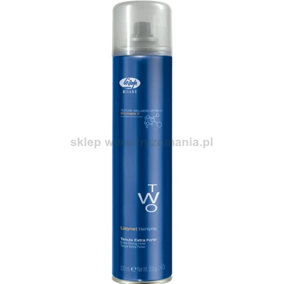Lisap Lisynet Two Extra Forte lakier do włosów Eco bez aerozolu 300ml