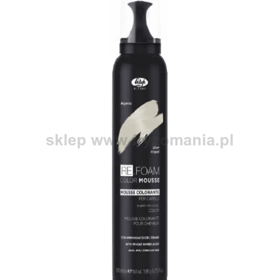 Lisap Re.Foam Color Musse Pianka koloryzująca do włosów, różne kolory 200ml