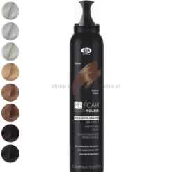 Lisap Re.Foam Color Musse Pianka koloryzująca do włosów, różne kolory 200ml