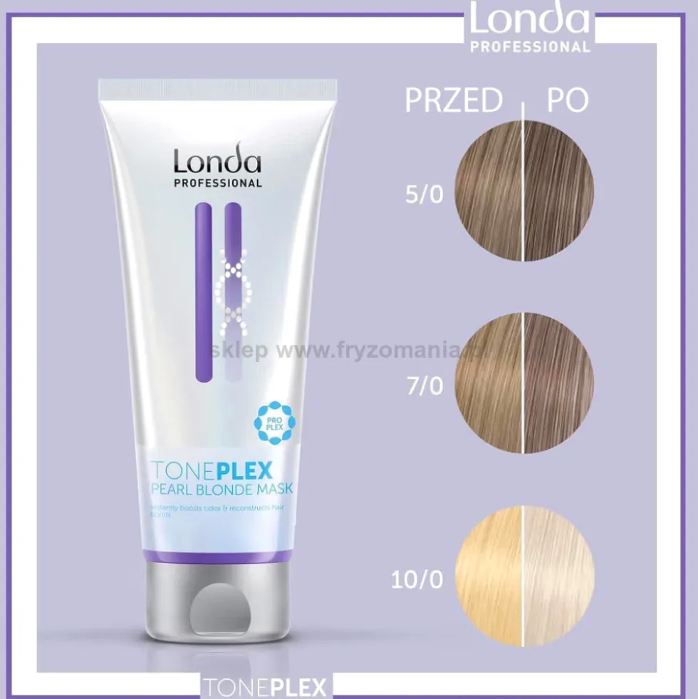 Londa Professional Toneplex, maska koloryzująca do włosów, różne odcienie 200ml
