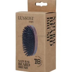 Lussoni Natural Beard Brush Oval Kartacz do brody z włosiem dzika