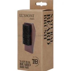Lussoni Natural Beard Brush Square Kartacz do brody z włosiem dzika