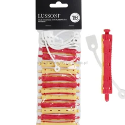 Lussoni Wałki do trwałej ondulacji na zimno, różne rozmiary 7mm-22mm, 12szt.