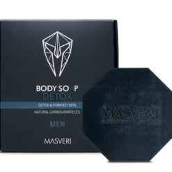 Masveri Detox Body Mydło w kostce do ciała dla mężczyzn 100g