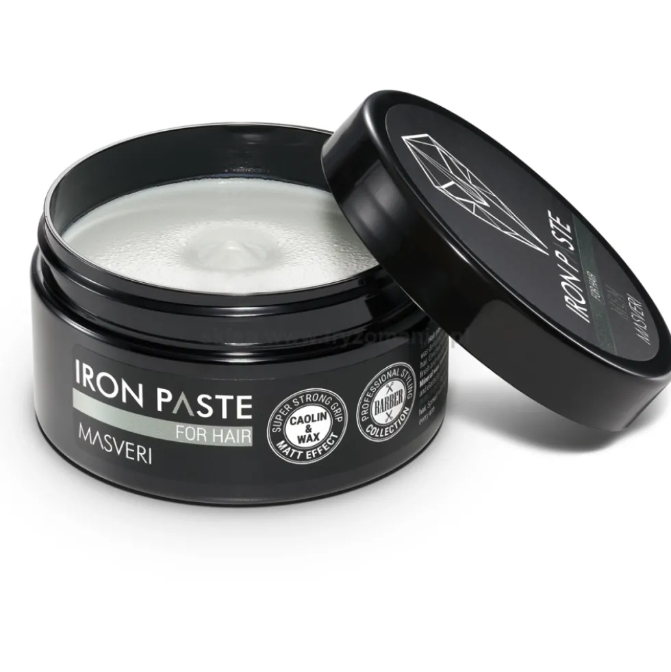 Masveri Iron Pasta do włosów, bardzo mocna i matowa dla mężczyzn 100ml