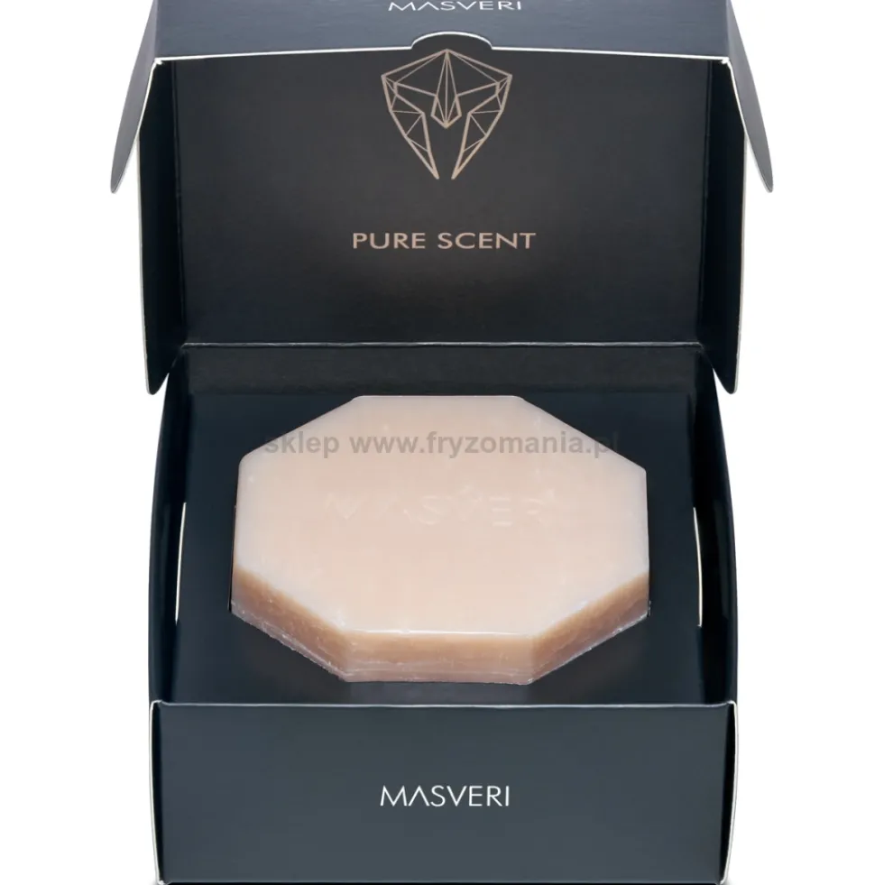Masveri Pure Scent Beard Mydło w kostce do brody dla mężczyzn 100g