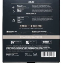 Masveri Pure Scent Beard Mydło w kostce do brody dla mężczyzn 100g