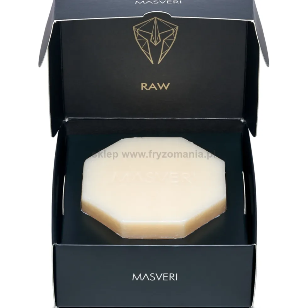 Masveri Raw Body Mydło w kostce do ciała dla mężczyzn 100g