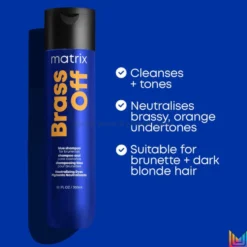 Matrix Brass Off Szampon ochładzający kolor włosów 300ml