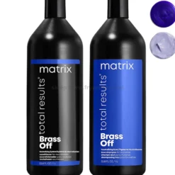 Matrix Brass Off - zestaw ochładzający kolor włosów szampon i odżywka 2 x 1000ml