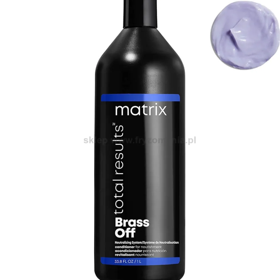 Matrix Brass Off - zestaw ochładzający kolor włosów szampon i odżywka 2 x 1000ml