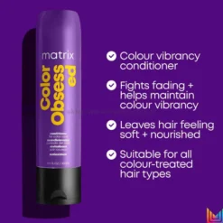 Matrix Color Obsessed - zestaw pielęgnujący włosy farbowane, szampon 300ml i odżywka 300ml