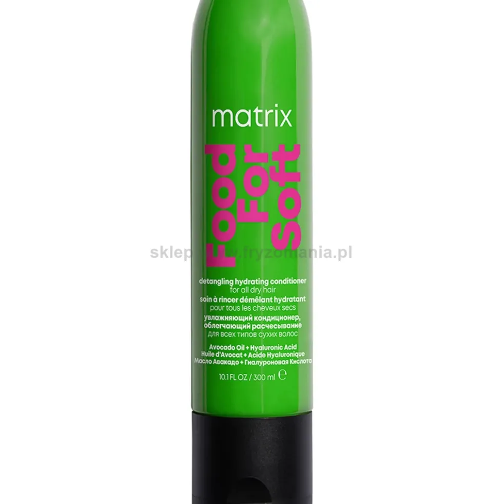 Matrix Food For Soft Odżywka nawilżająca do włosów suchych z kwasem hialuronowym 300ml