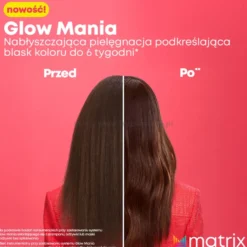 Matrix Glow Mania Odżywka do włosów farbowanych, podkreślająca blask 1000ml