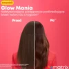 Matrix Glow Mania - zestaw upominkowy szampon, odżywka 2x300ml + prezent spray 45ml
