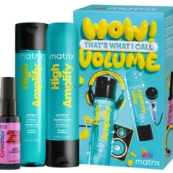 Matrix High Amplify - zestaw upominkowy szampon, odżywka 2x300ml + prezent Miracle Creator 45ml