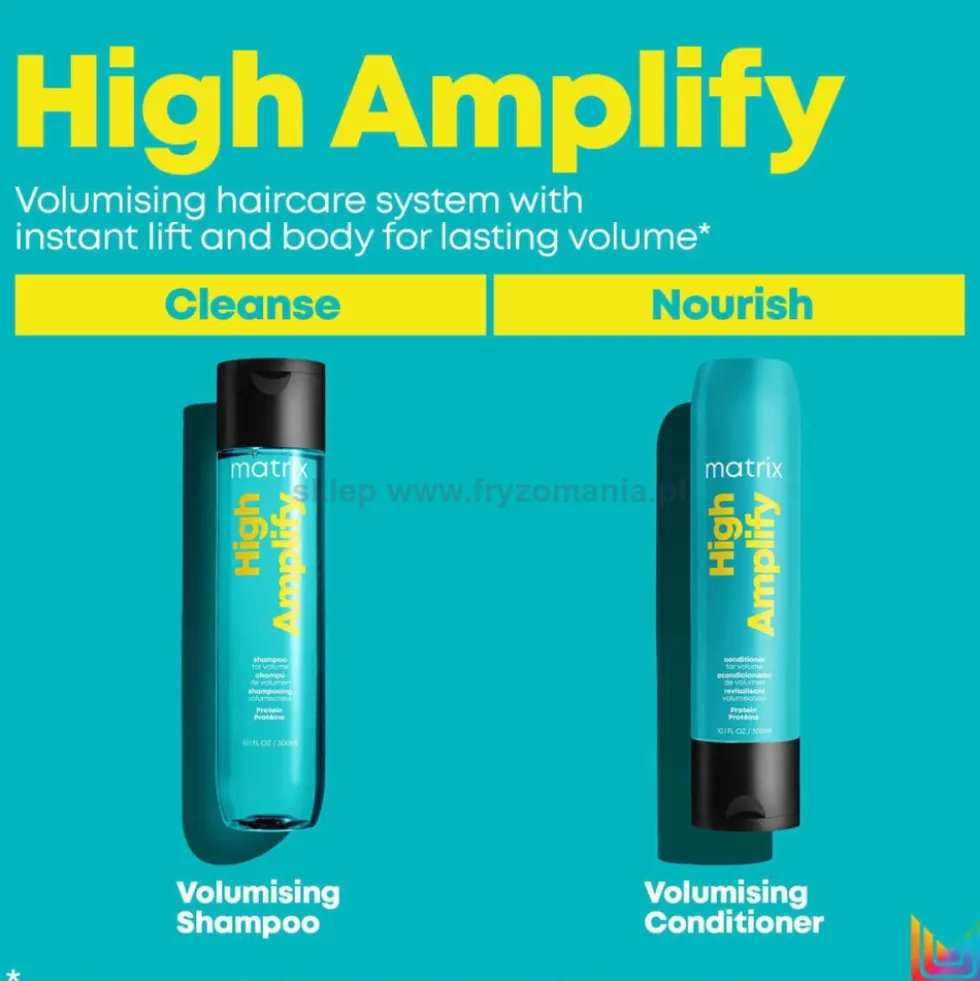 Matrix High Amplify - zestaw upominkowy szampon, odżywka 2x300ml + prezent Miracle Creator 45ml