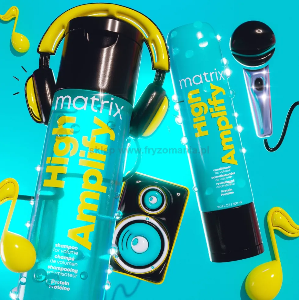 Matrix High Amplify - zestaw upominkowy szampon, odżywka 2x300ml + prezent Miracle Creator 45ml