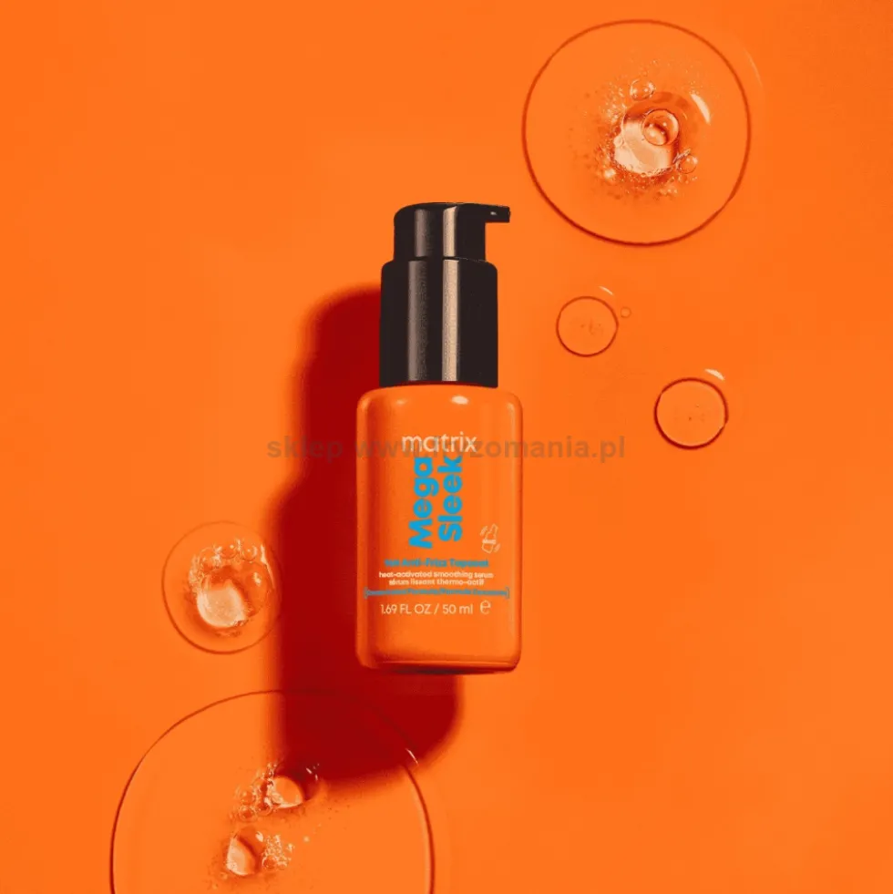 Matrix Mega Sleek 96H Anti-Frizz Topcoat Serum wygładzające włosy 50ml