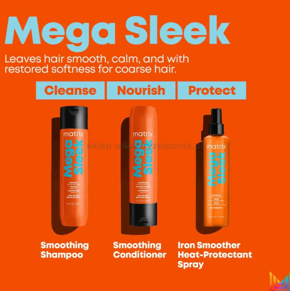 Matrix Mega Sleek Szampon wygładzający włosy 300ml