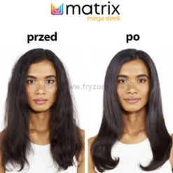 Matrix Mega Sleek, zestaw do wygładzenia włosów, szampon 300ml + odżywka 300ml
