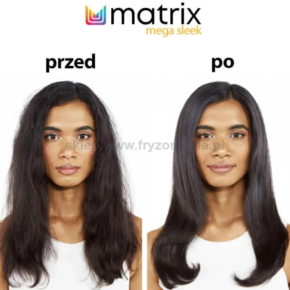 Matrix Mega Sleek, zestaw do wygładzenia włosów, szampon 300ml + odżywka 300ml